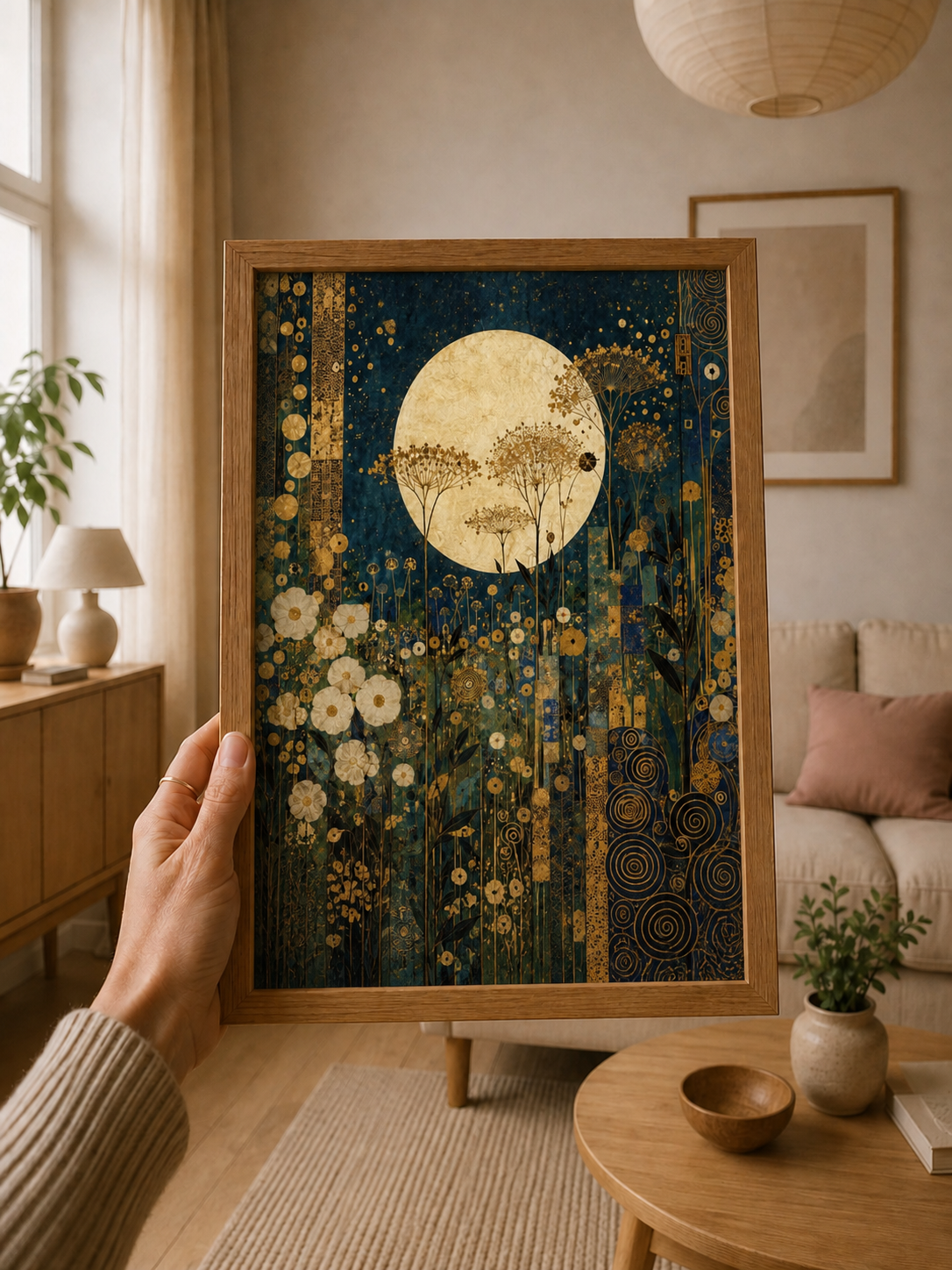 Gustav Klimt Moon Garden Framed Poster product image 1